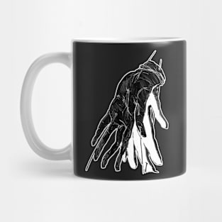 divided hands Mug